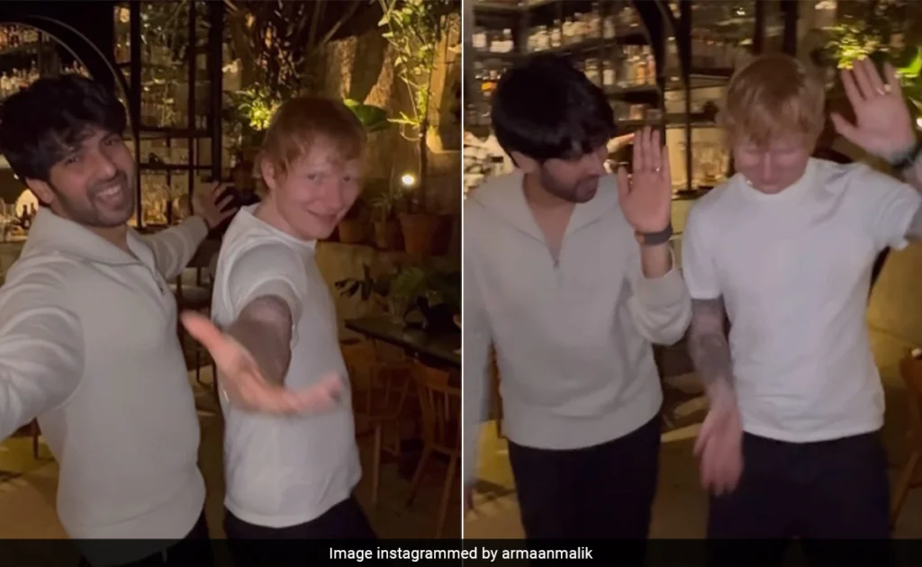 Ed Sheeran groves to Allu Arjun’s Butta Bomma song