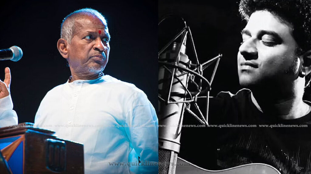 Devi Sri Prasad meets Ilaiyaraaja. Says, it’s an emotional moment