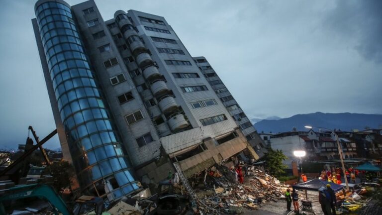 Strongest Earthquake In 25 Years Hits Taiwan