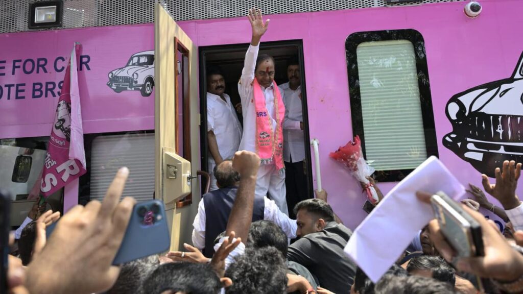 KCR on a 17-Day Bus Yatra for BRS ahead of Lok Sabha Polls