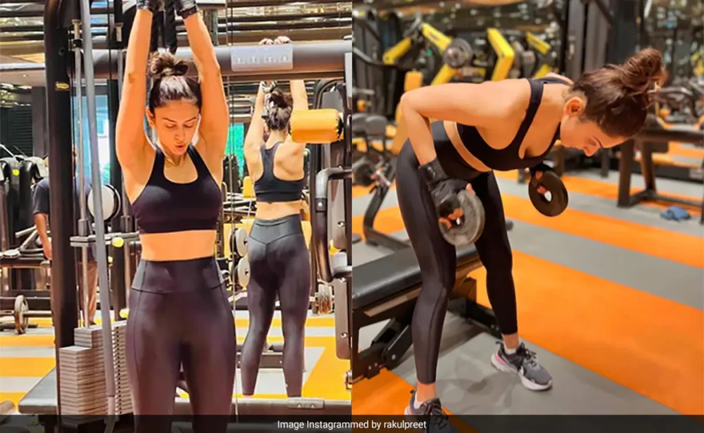 Rakul Preet shares her workout pictures