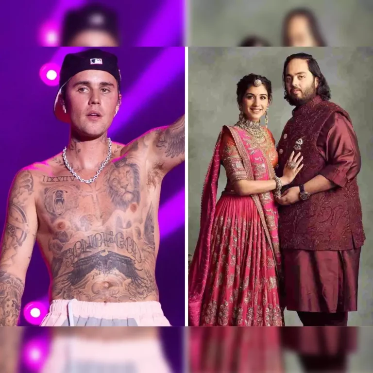 Justin Bieber, it is for Anant Ambani’s sangeet party