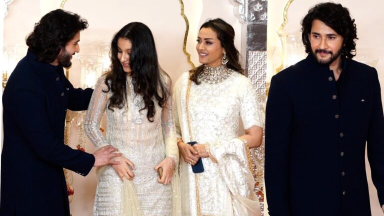 Mahesh Babu Shines Bright at Anant Ambani’s Star-Studded Wedding