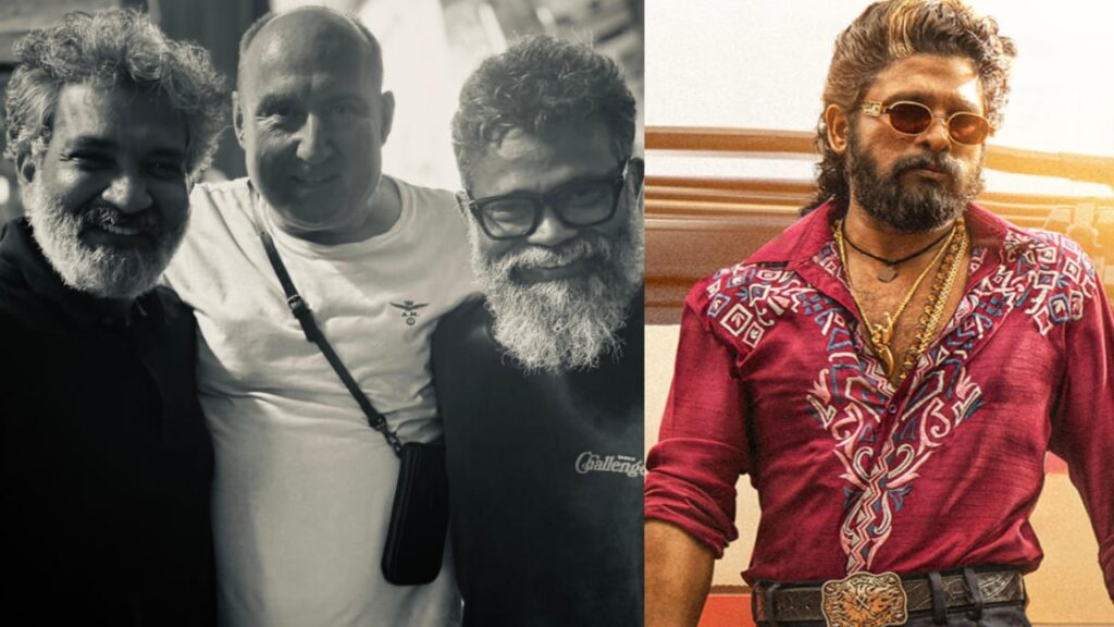 Rajamouli fun on Pushpa 2 Sets