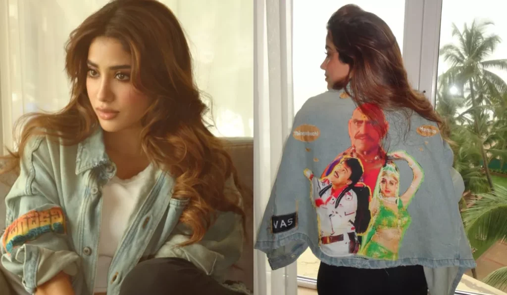 Janhvi Kapoor Wears A Jacket Tribute to Sridevi’s Iconic Role in Jagadeka Veerudu Athiloka Sundari