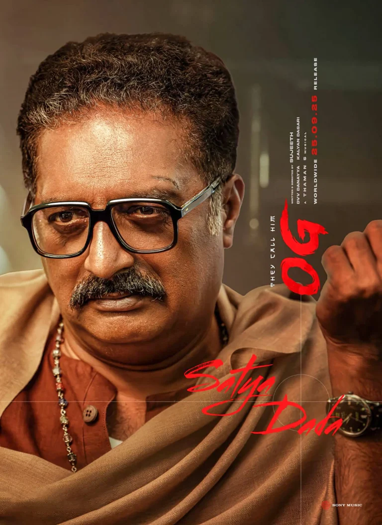 Prakash Raj Joins They Call Him OG as Satya Dada