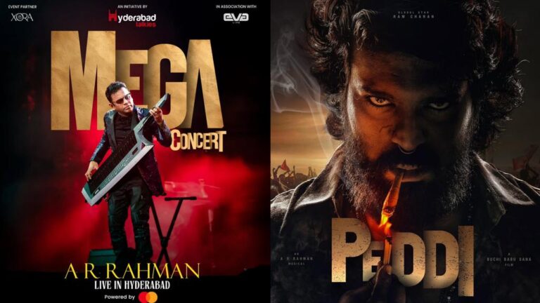 Peddi First Song Likely to Debut at AR Rahman’s Mega Hyderabad Concert? Peddi