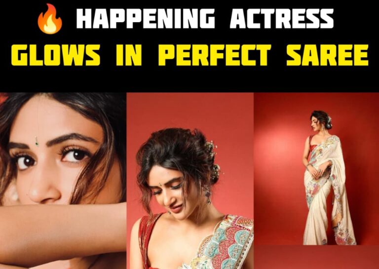 Sreeleela Stuns in a Contemporary Designer Saree Sreeleela